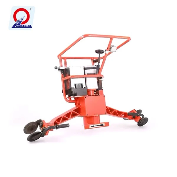 Battery driven train track grinder